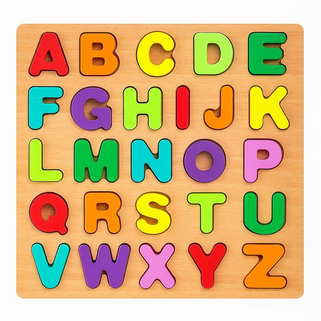 PUZZLE KAYU HURUF A SAMPAI Z