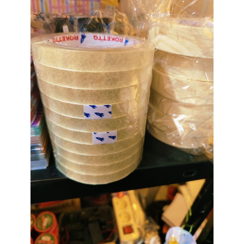 

Lakban roll / isolasi bening 1/2 inch 72yard