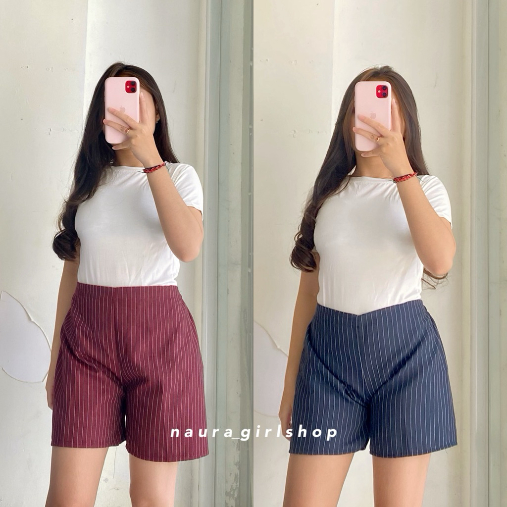 CELANA PENDEK WANITA//CELANA BAN SALUR//CELANA SALUR