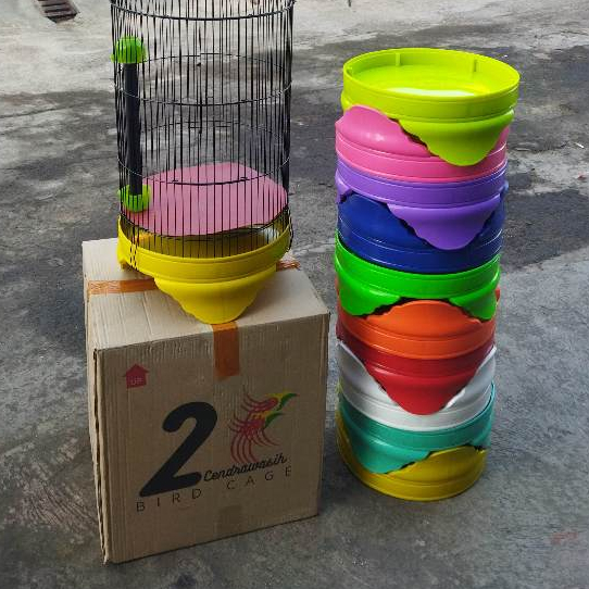 Tebok PVC Sangkar Lovebird Slim Free Klem Plat Tebok Lovebird Tebok Sangkar Kandang Kapsul Bahan PVC