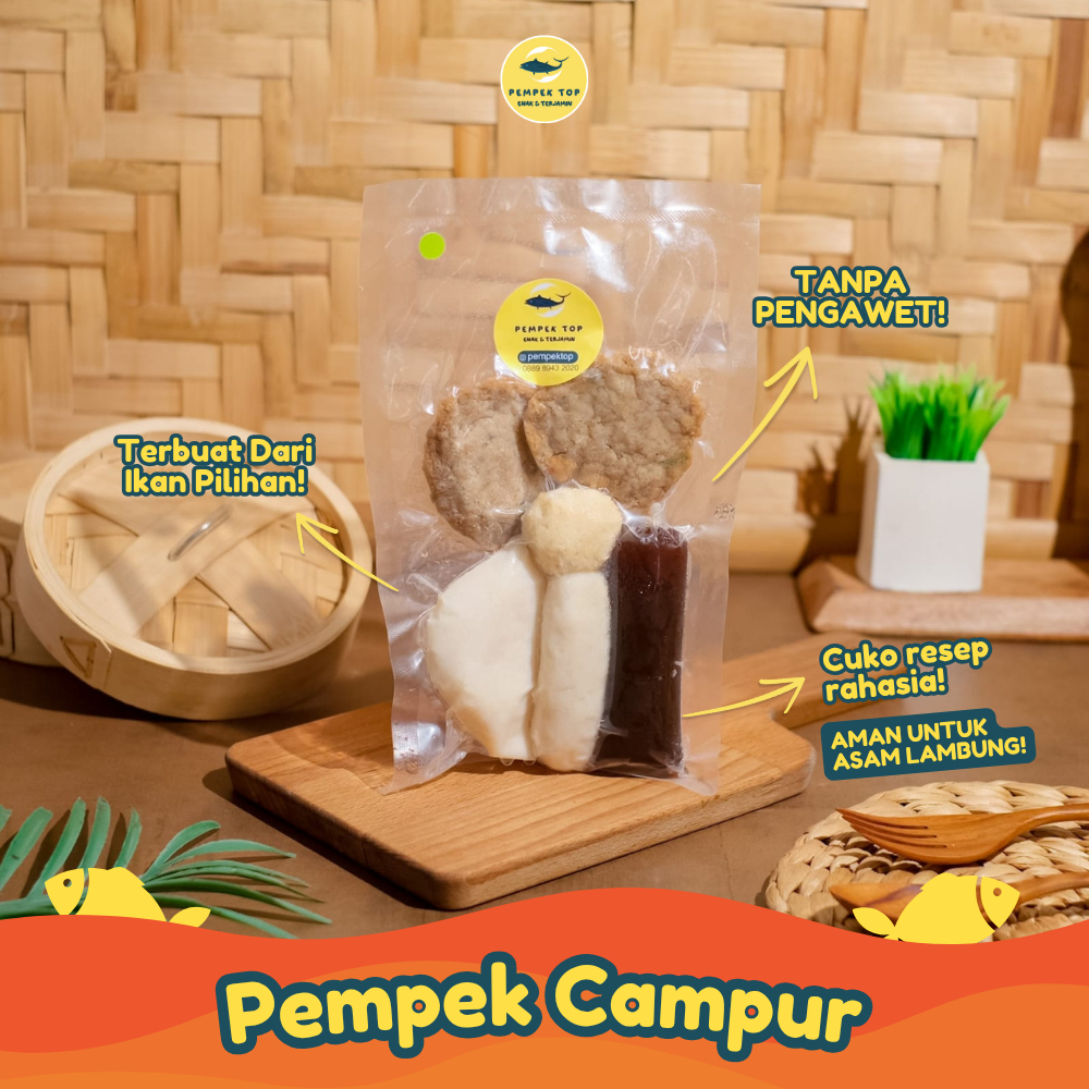 

Pempek Palembang Asli – Paket Pempek Campur Frozen Siap Goreng