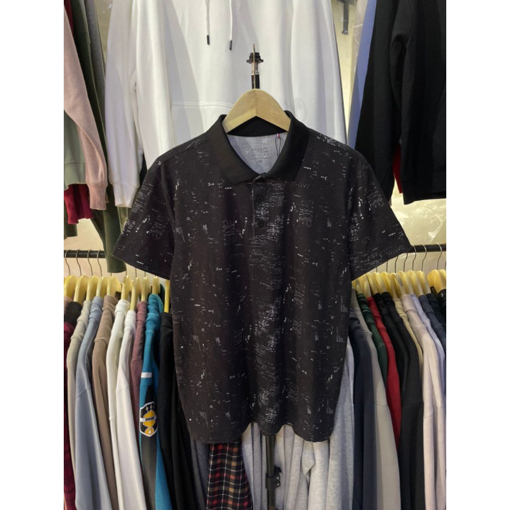 kaos polo millet hitam ( L )