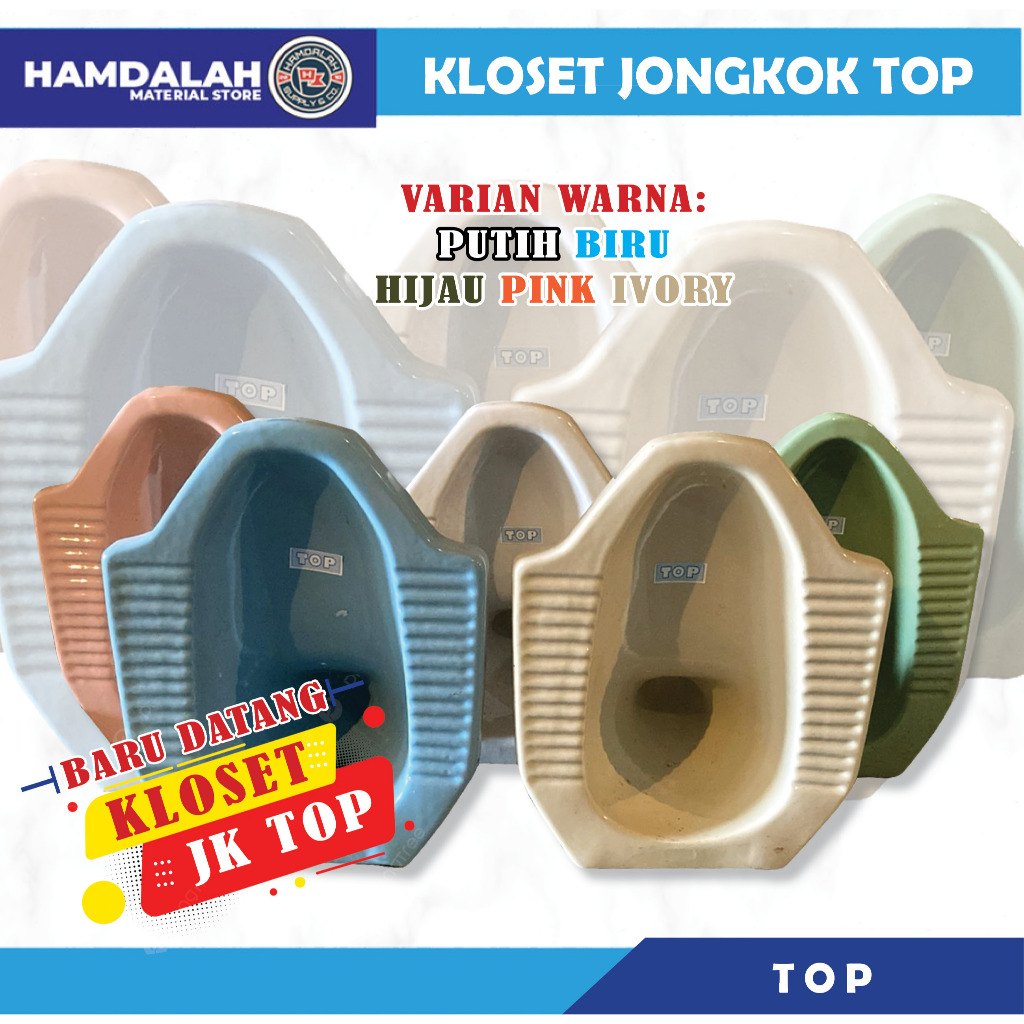 Kloset Jongkok Murah & Berkualitas Merk TOP [FREE PACKING]
