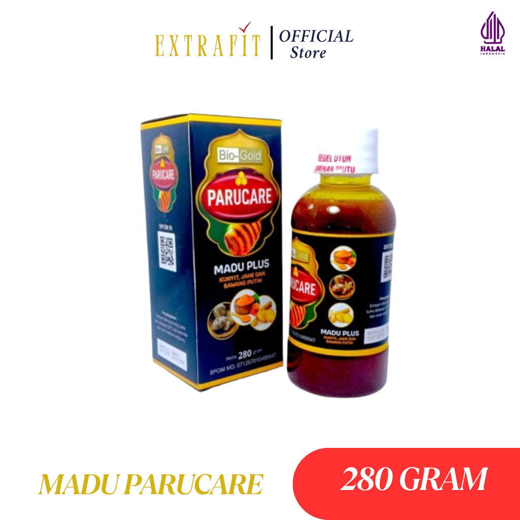 

Madu Plus Parucare 280 Gram Untuk Saluran Pernafasan, asma, Batuk batuk