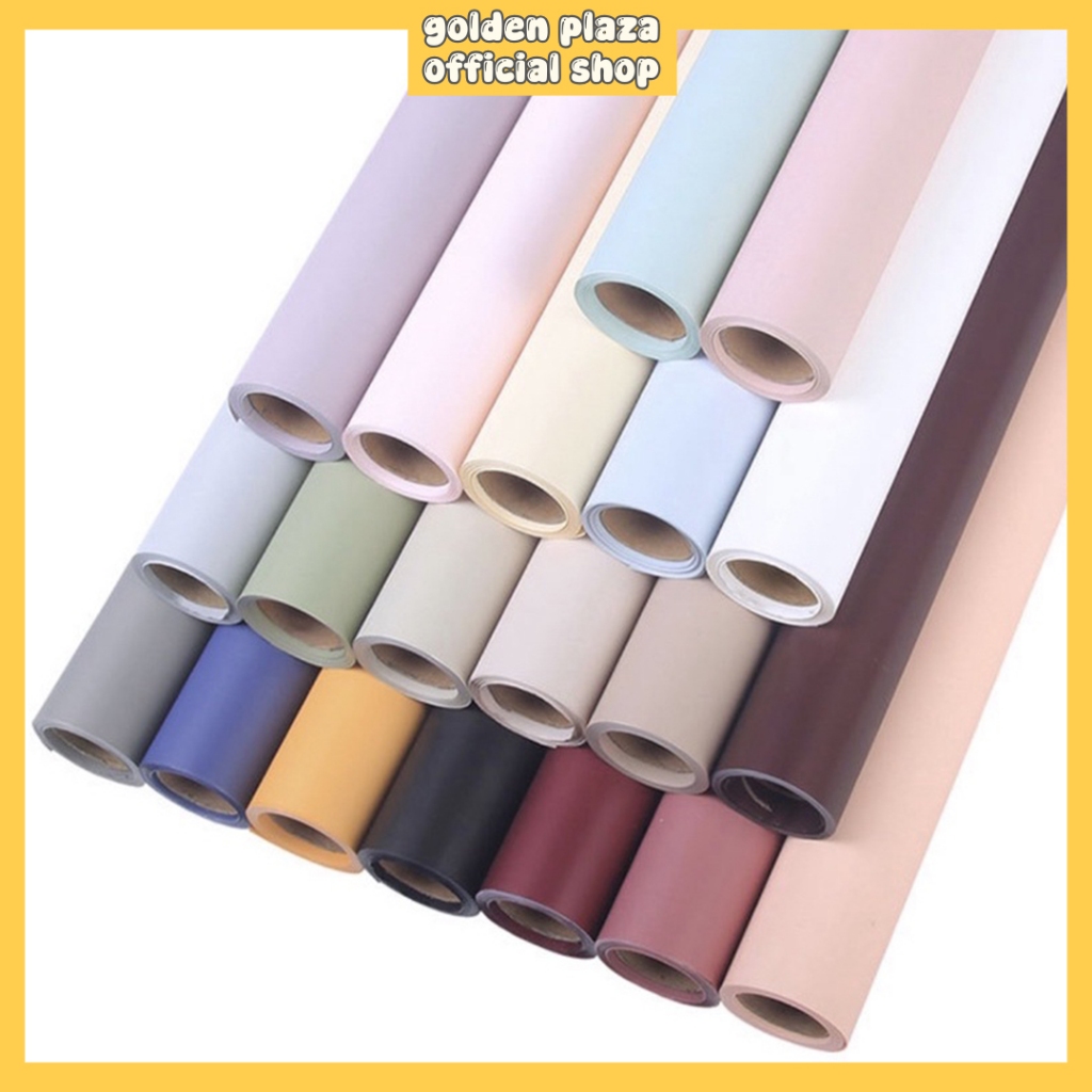 

Kertas Buket Bunga Kertas Wajik Roll Solid Color Flower Wrapping Paper Solid Roll Florist KB6297