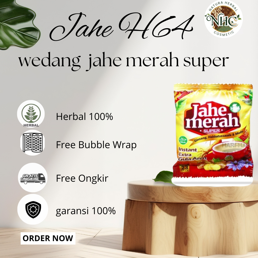

Wedang Jahe Merah Super Rempah Asli Herbal Original Isi Kemasan 1 Sachet Menghangatkan Tubuh