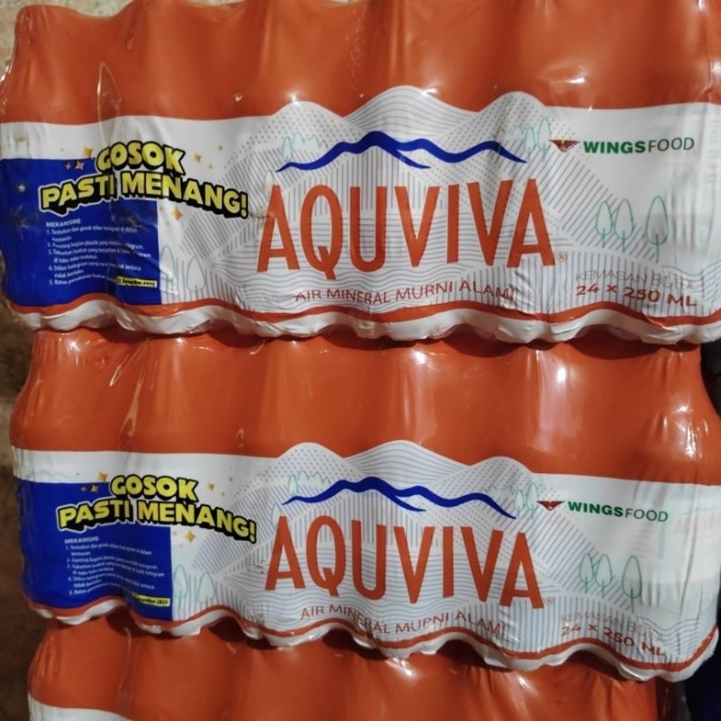 

Aquviva air mineral 250 ml isi 24 botol