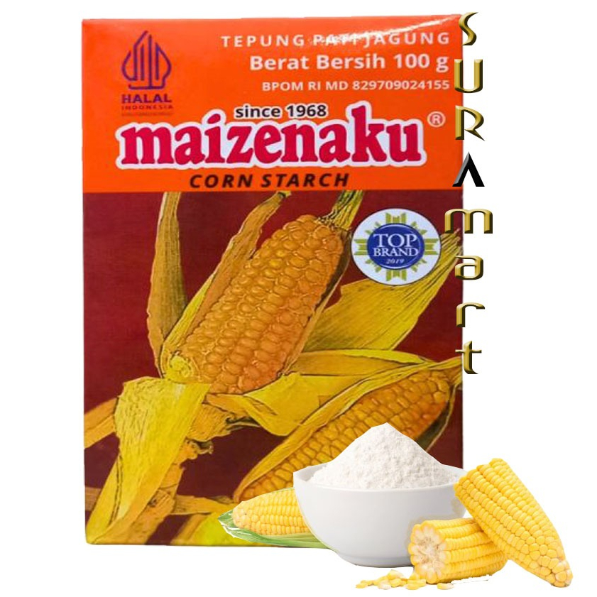 

(100 gr) MAIZENAKU Tepung Sari Pati Jagung Untuk Kue Bahan Sagu