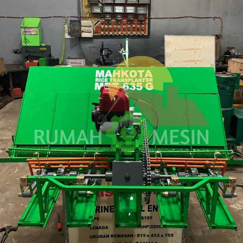 Mesin Tanam Padi Penanam Padi Rice Transplanter Mahkota MRT 635 G Mesin Tanam Padi Manual