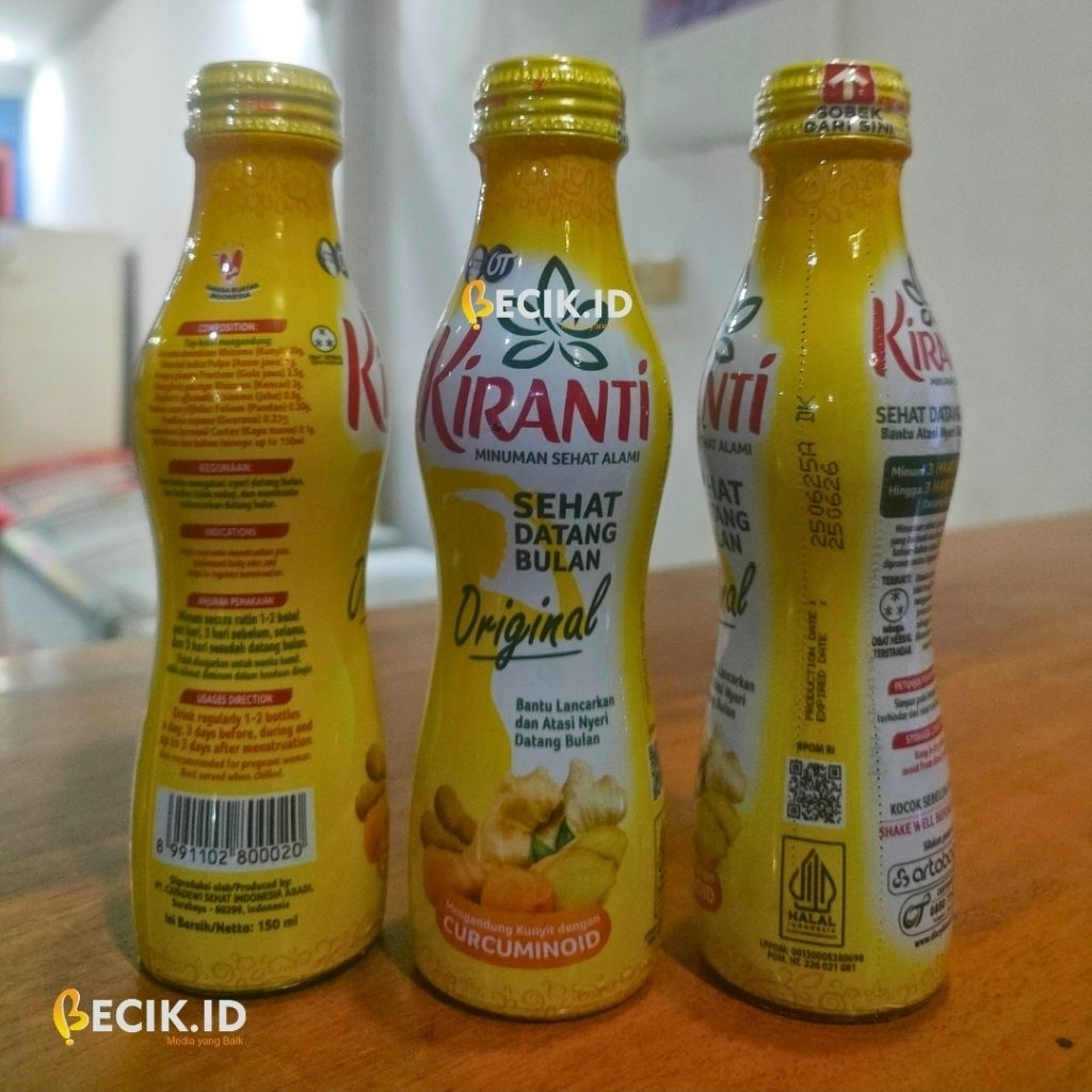 

3 BOTOL || KIRANTI Original 150ml || ED Juni 2026