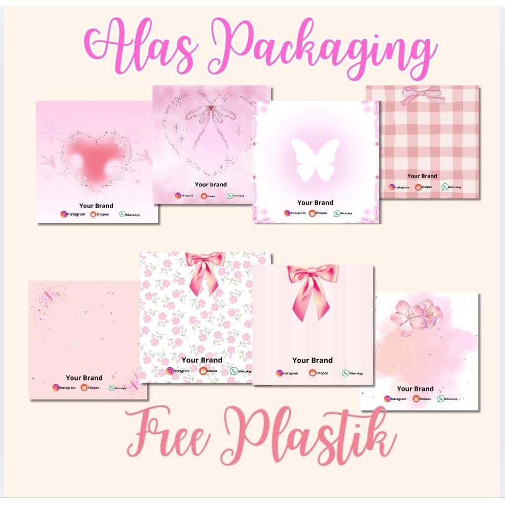 

[Free Plastik Opp] Alas Packaging | Alas Packaging Aksesoris Gelang Kalung dll | Bisa Custom