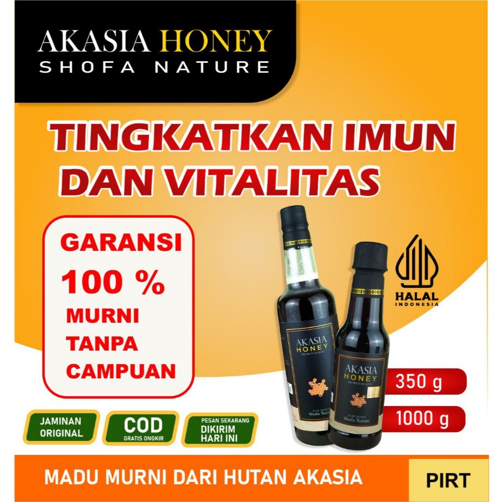 

Madu AKASIA 1 kg madu akasia shofa nature