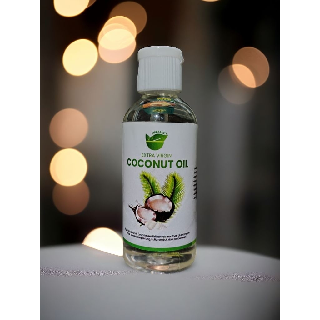 Minyak kelapa murni-extra virgin coconut oil VCO varian 60ml 100ml