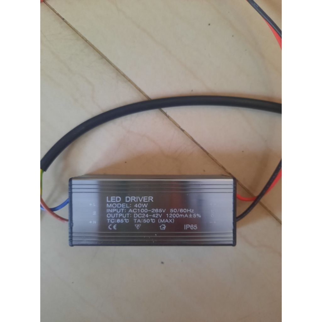 Led driver 40Watt AC 1200mA led driver 40W