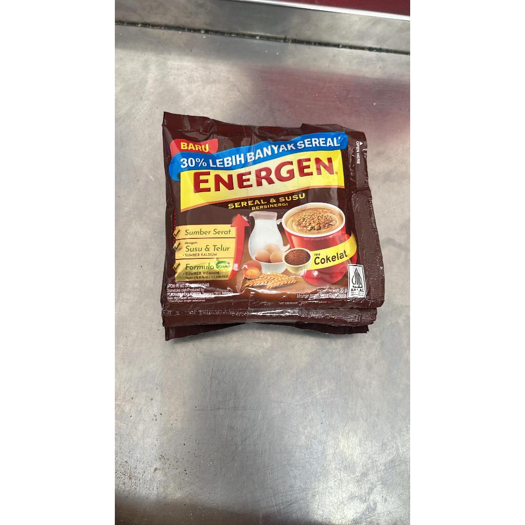 

Energen Sachet - cokelat, jahe, kacang hijau, kurma, vanilla