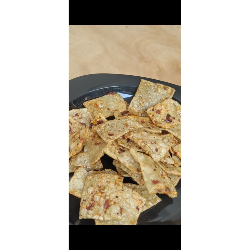 

elod teubeul/kandel pedas renyah gurih cemilan enak