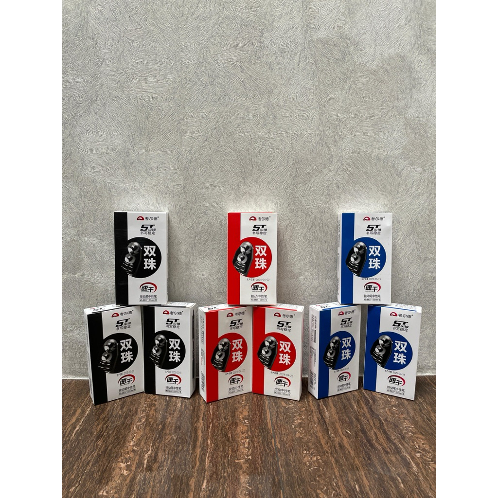 

(8837) Pulpen Ballpoint Gel Ink 0.5mm Standar Pulpen Alat Tulis Kantor Tik Tek Sekolah Pena Pen Pencet Tinta Cair