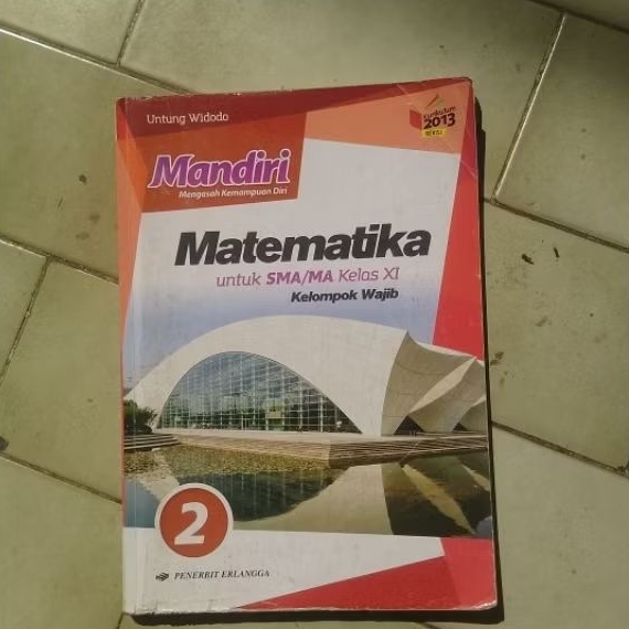 Buku Matematika kelas 11 Mandiri K13 (BEKAS)