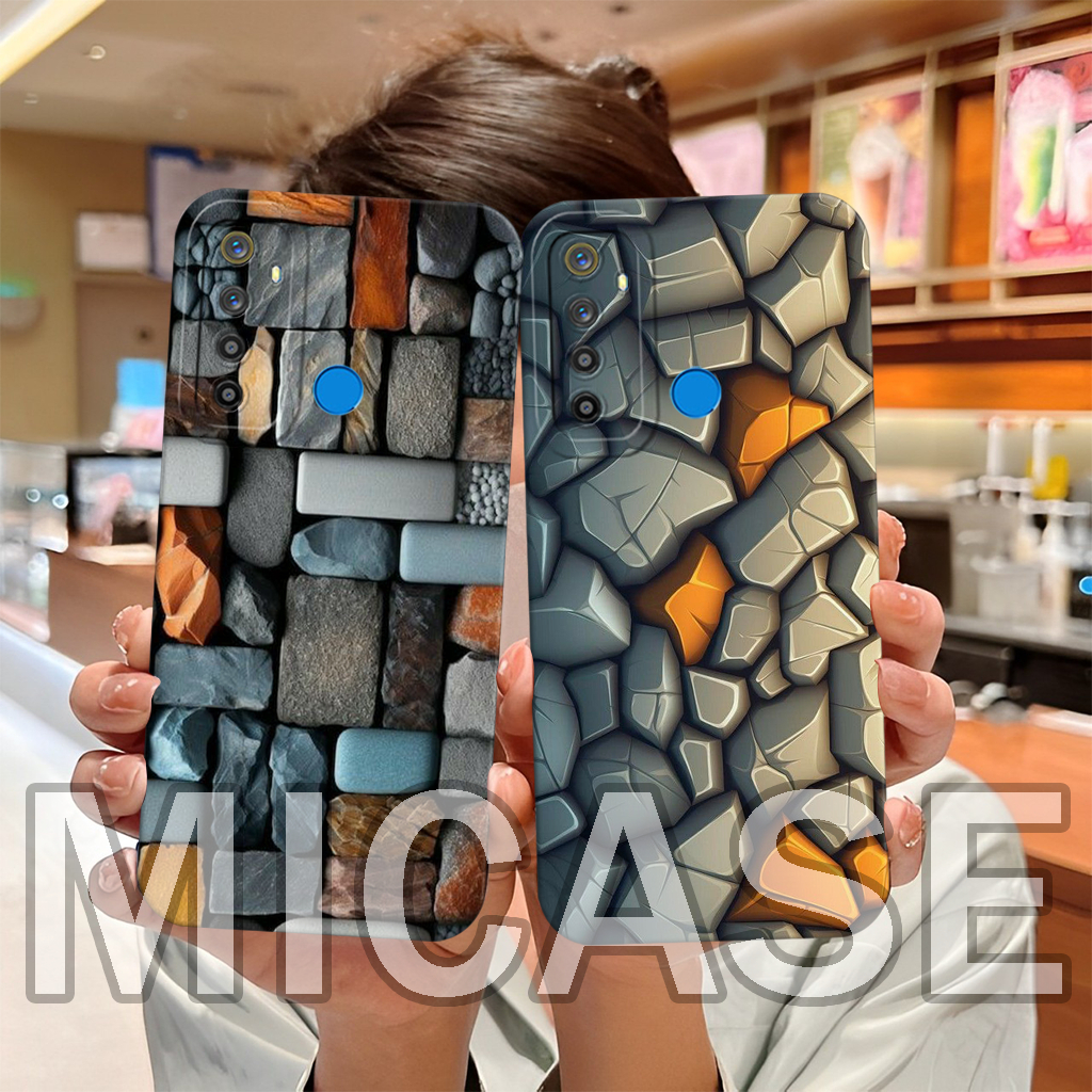 Realme Xt X2 - Realme 6 7 8 9 Pro Plus 8i 9i Case Murah - Silikon Tpu Bumper - Aksesoris Hp - Case M