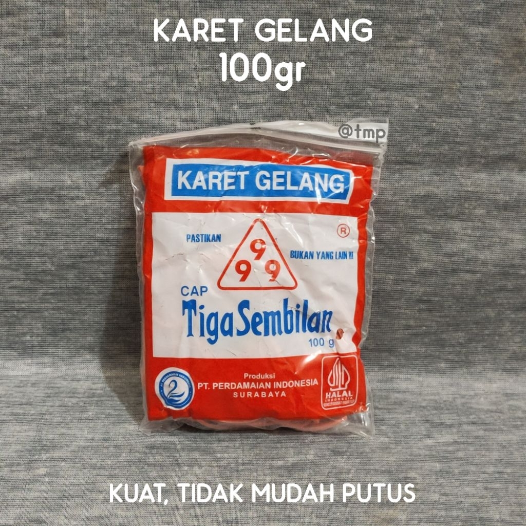 

karet gelang 100gr / karet 999 1 ons / kuat tidak mudah putus