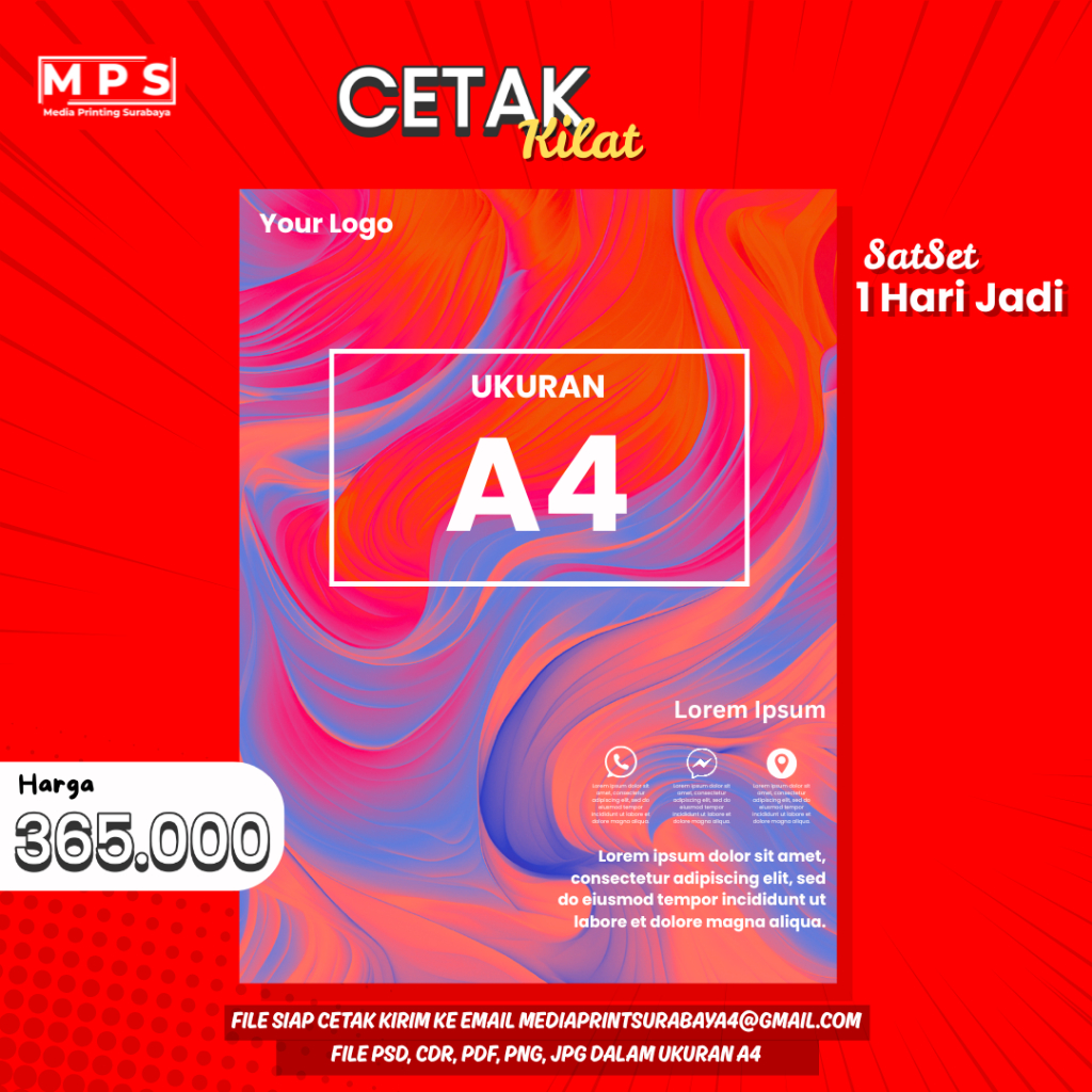 

CETAK KILAT BROSUR A4 AP120