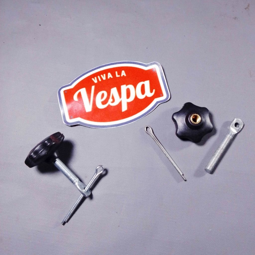 Baut Mur Kitiran Tutup Tangki Vespa Super Sprint VBB VNB VGLA VGLB Kongo PTS PX