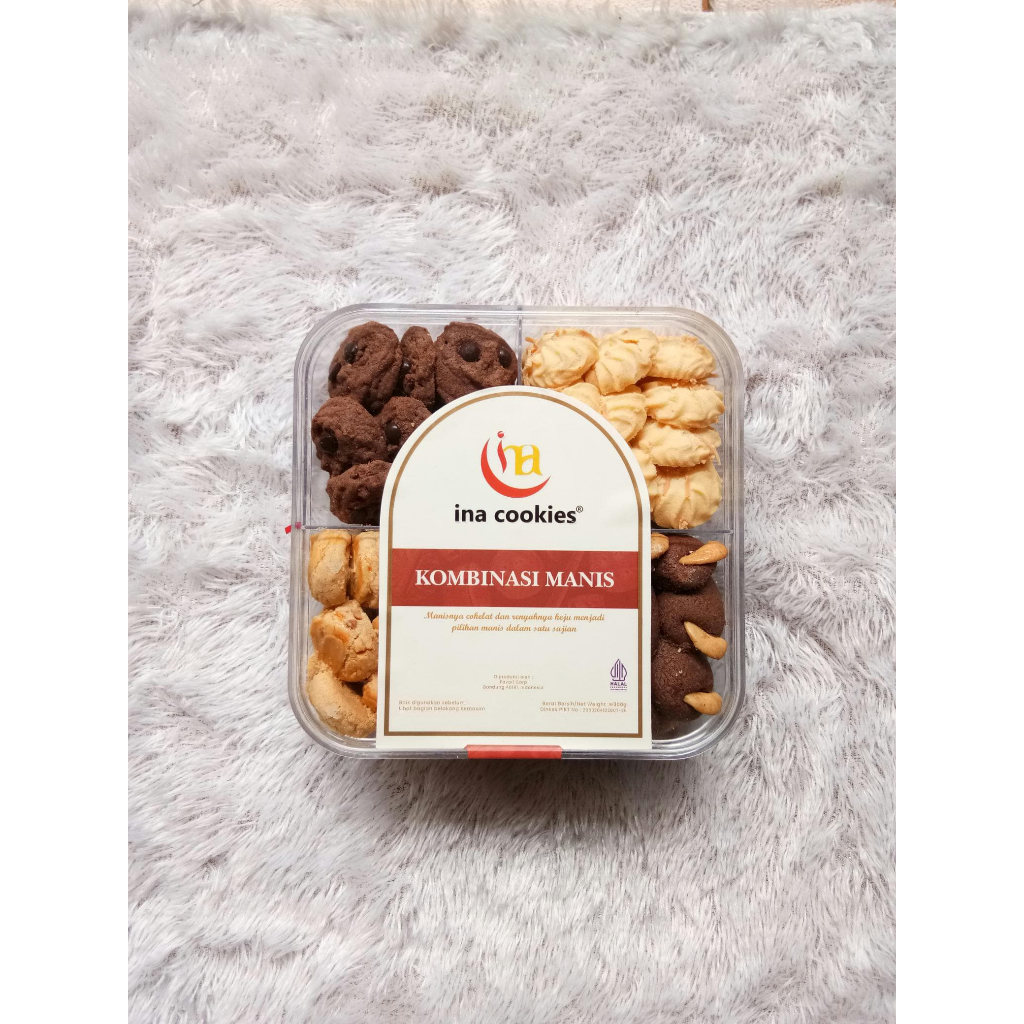 

Kombinasi Top Seller Ina Cookies 4 Rasa Kue Kering Lebaran Mewah dan Enak