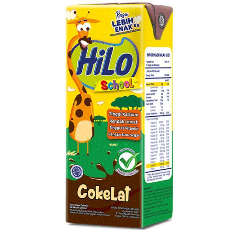 

HILO SCHOOL RTD COKELAT 200 ML 749921030405