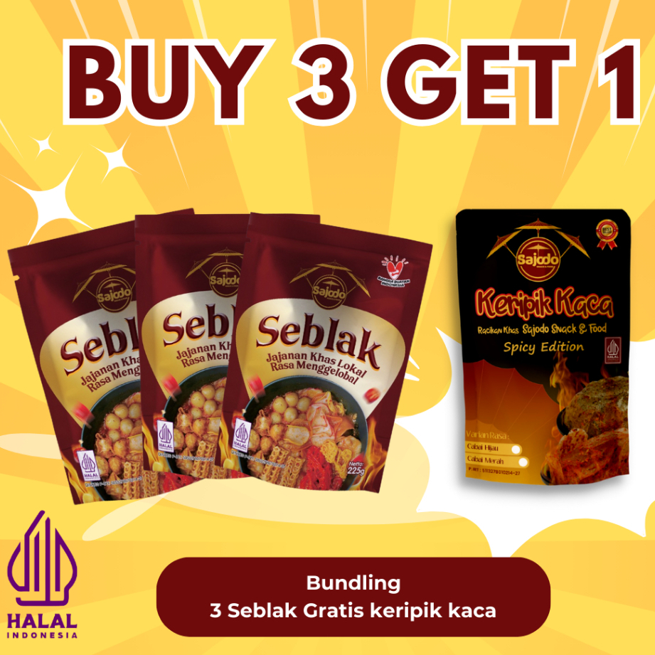 

PAKET BEST SELLER 3 - SEBLAK 2 (195 Gram) SEBLAK DAN BASO ACI