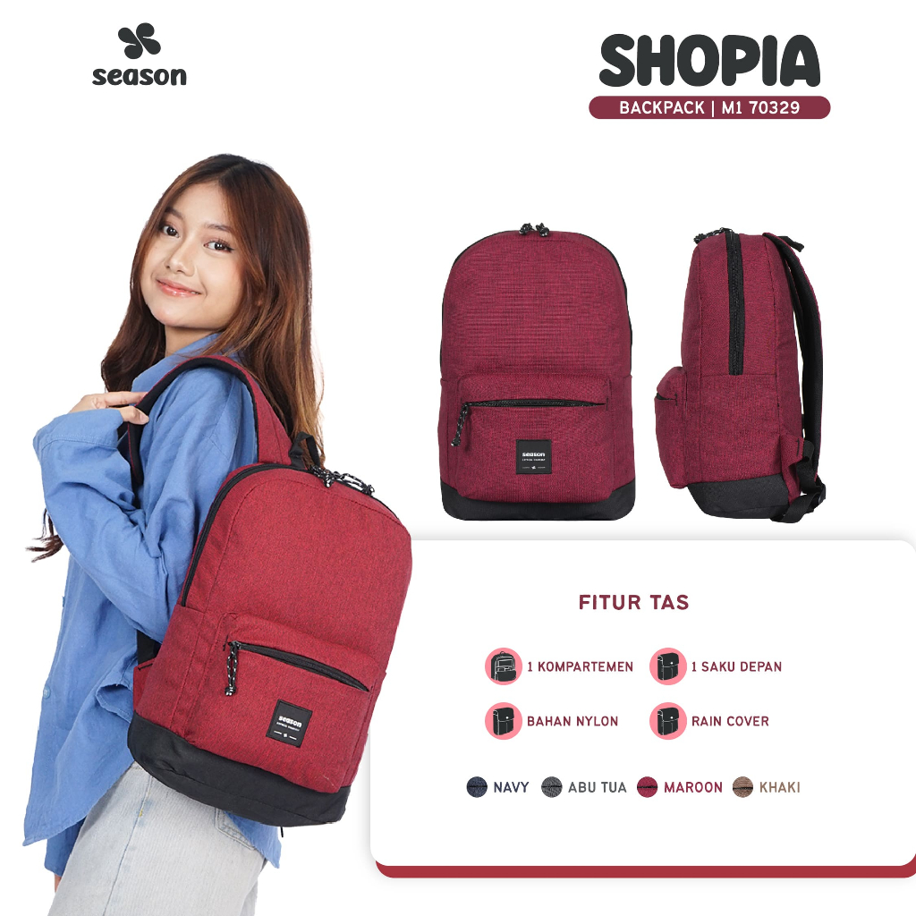Tas Ransel Sekolah Wanita Season Shopia