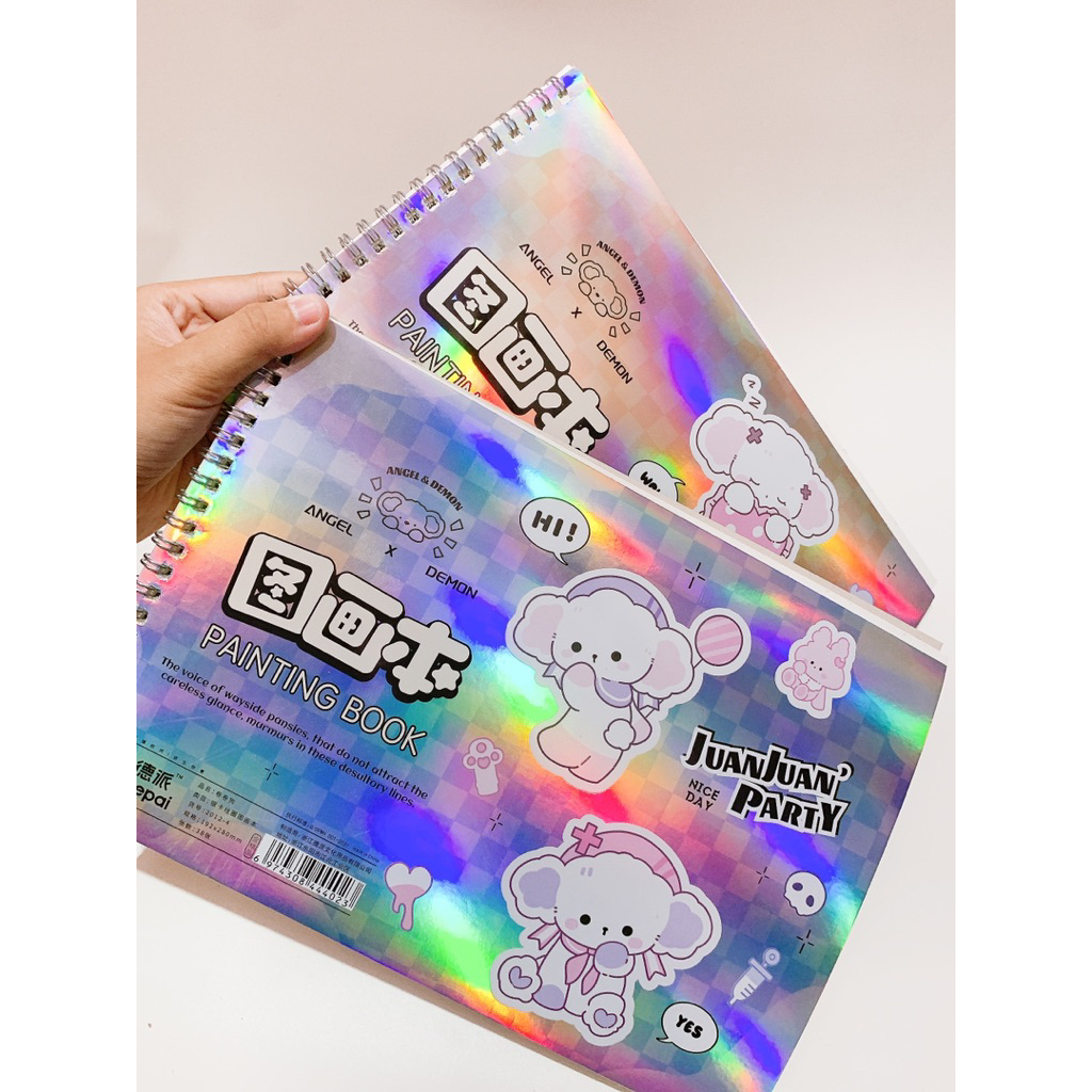 

BUKU GAMBAR HOLOGRAM ISI 38 LEMBAR /SKETCHBOOK/DRAWING BOOK
