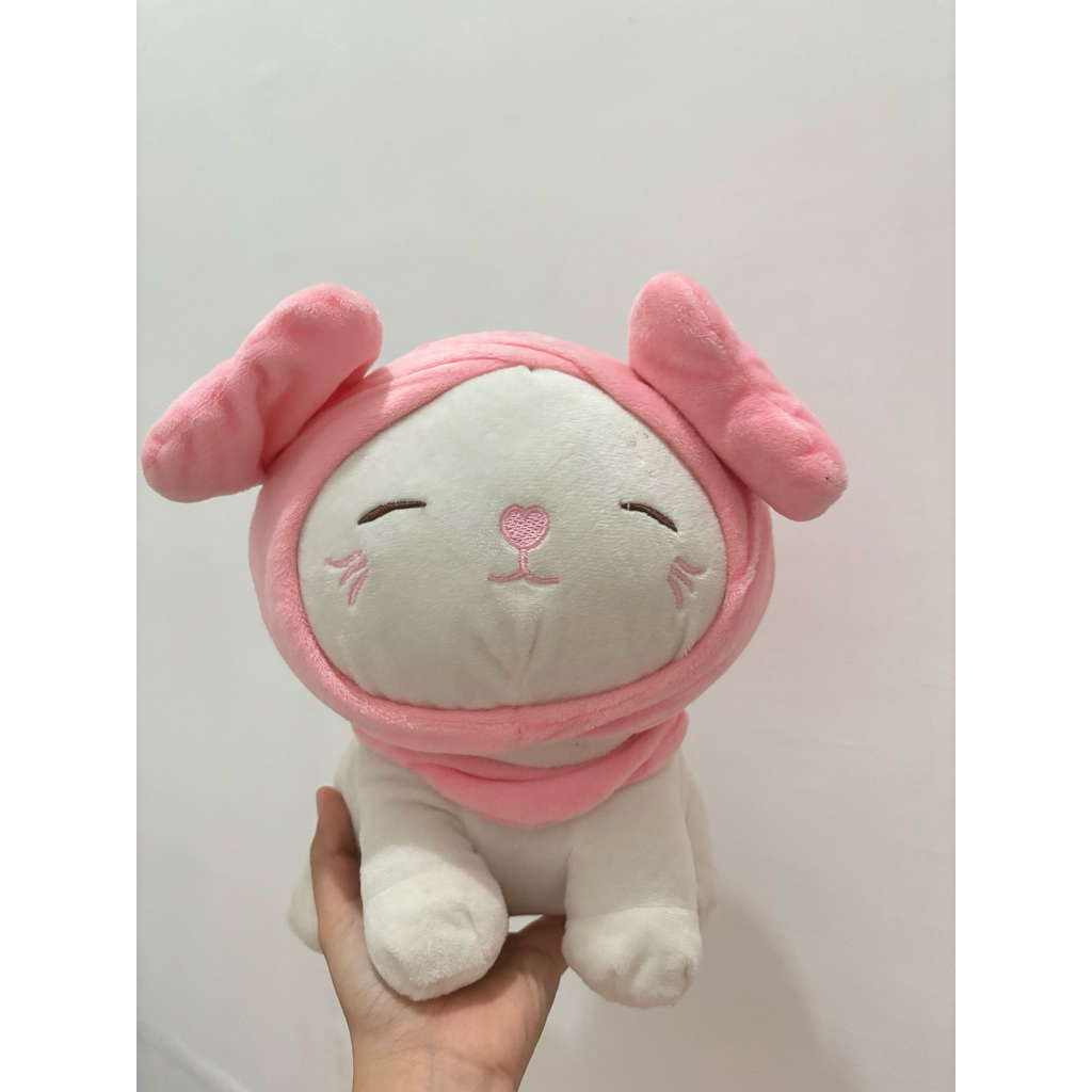 boneka kucing preloved pink boneka pink preloved