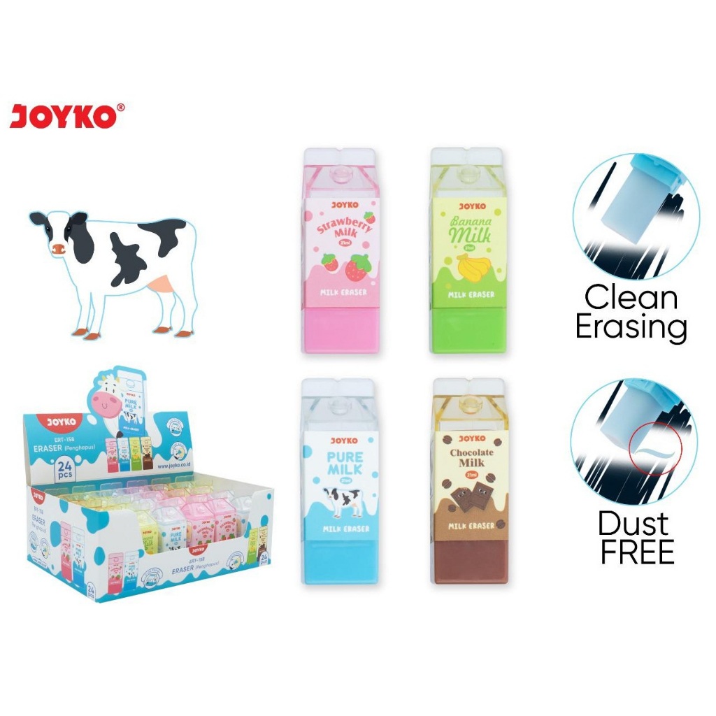 

Joyko milk eraser /penghapus bentuk botol susu ERT-158