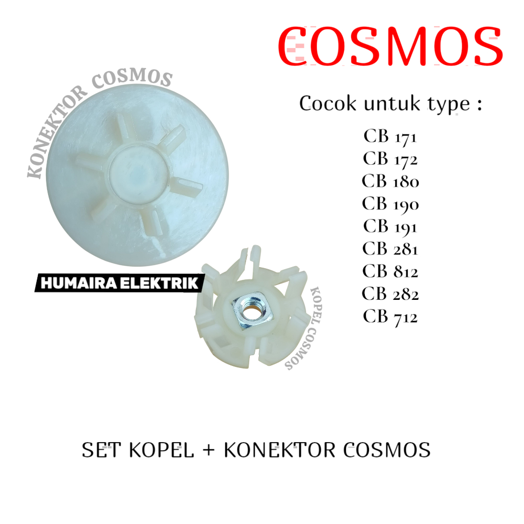 Set Konektor Gigi Blender Cosmos