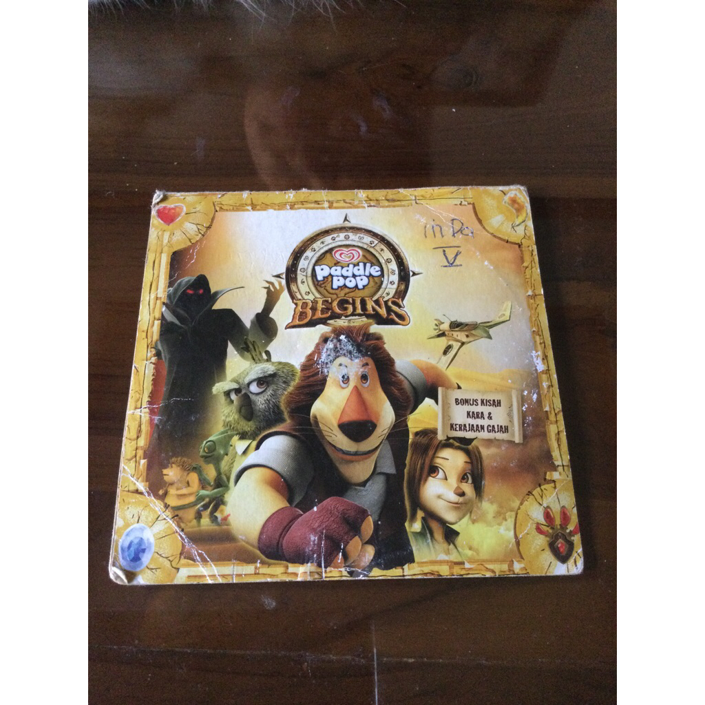 kaset cd paddle pop begins tanpa di tes kondisi hanya pajangan saja