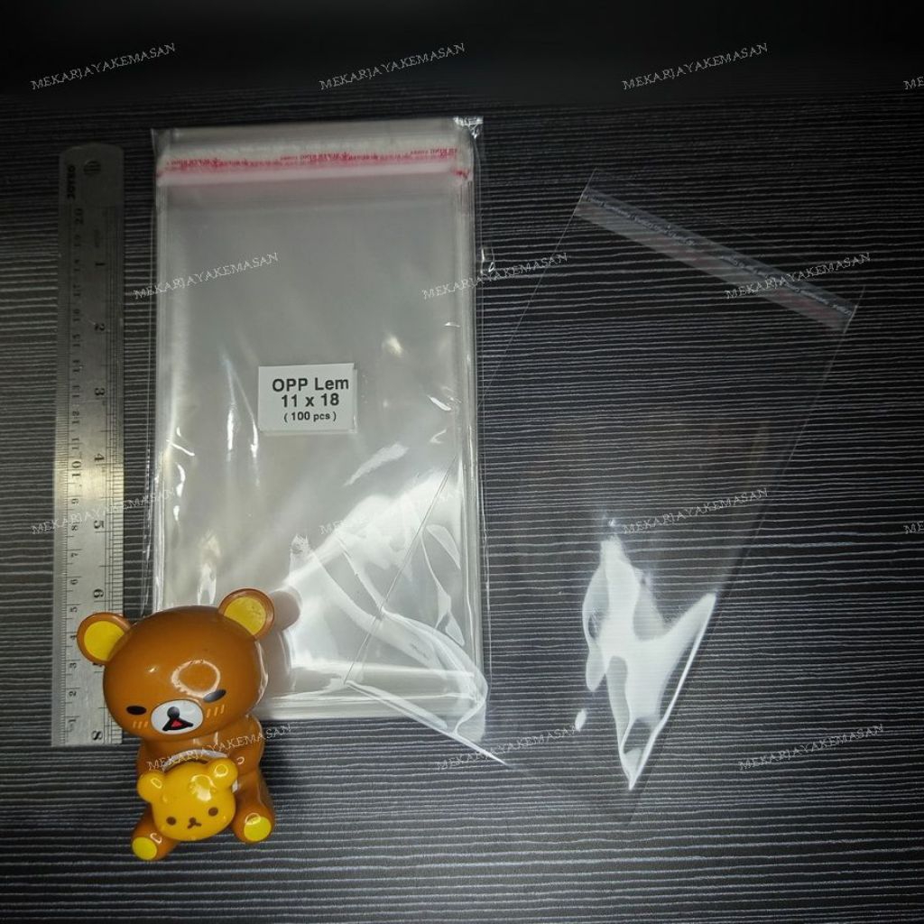 

Kemasan Plastik OPP Lem, isi 100 pcs