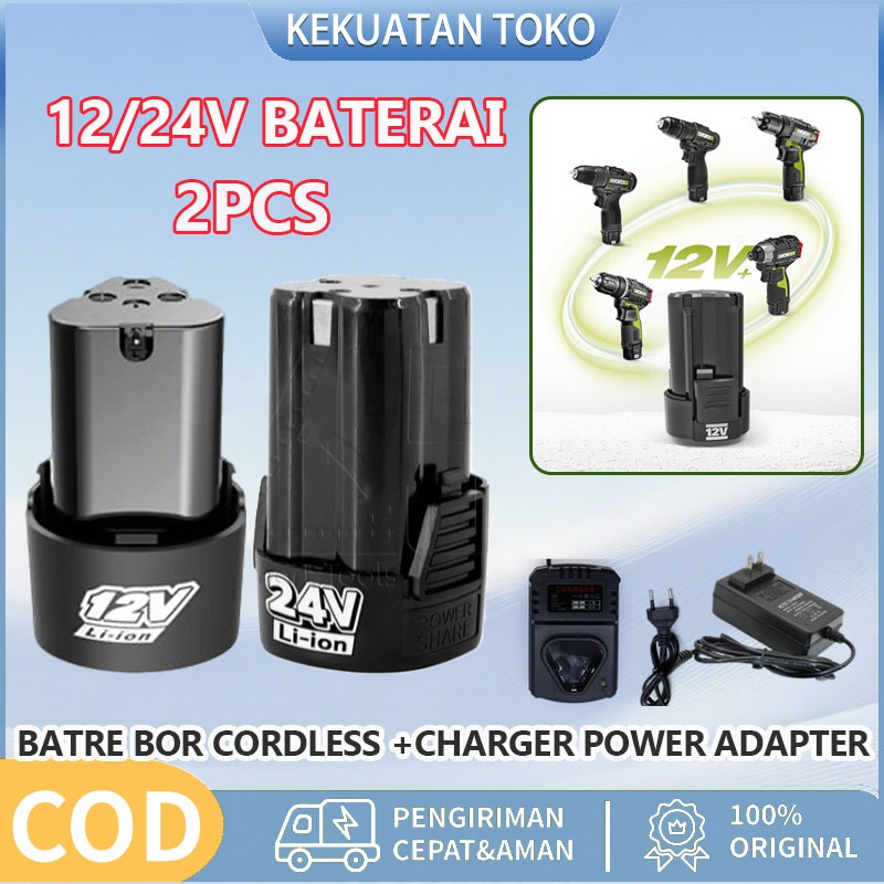 Baterai Lithium 12V/24V Alat Listrik Baterai Aksesori Bor Tangan Baterai Untuk Xenon Ryu JLD 1300MAh