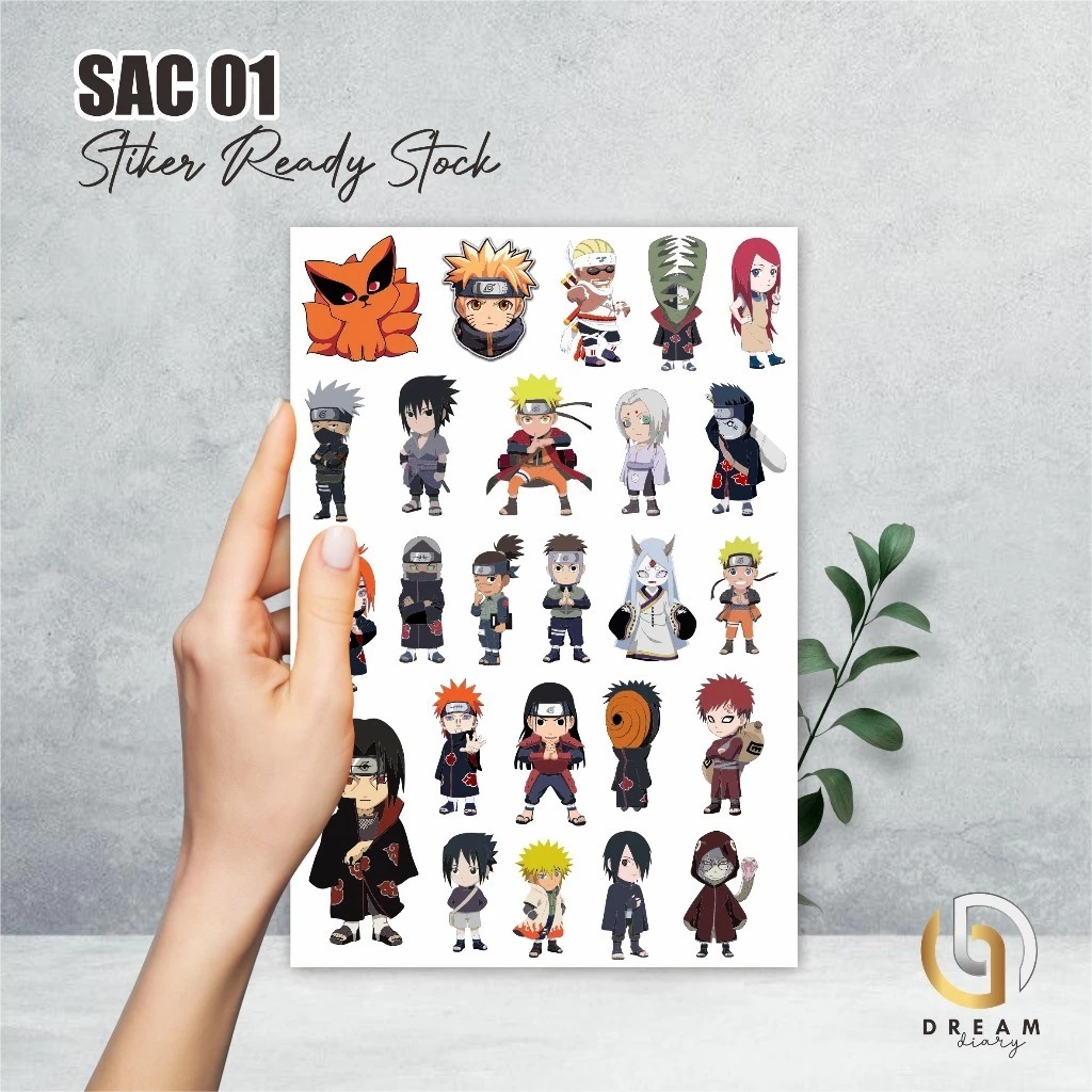 

STIKER VINYL MURAH READY STOK - STIKER KARAKTER COLOUR TAHAN AIR - STIKER SAC 01