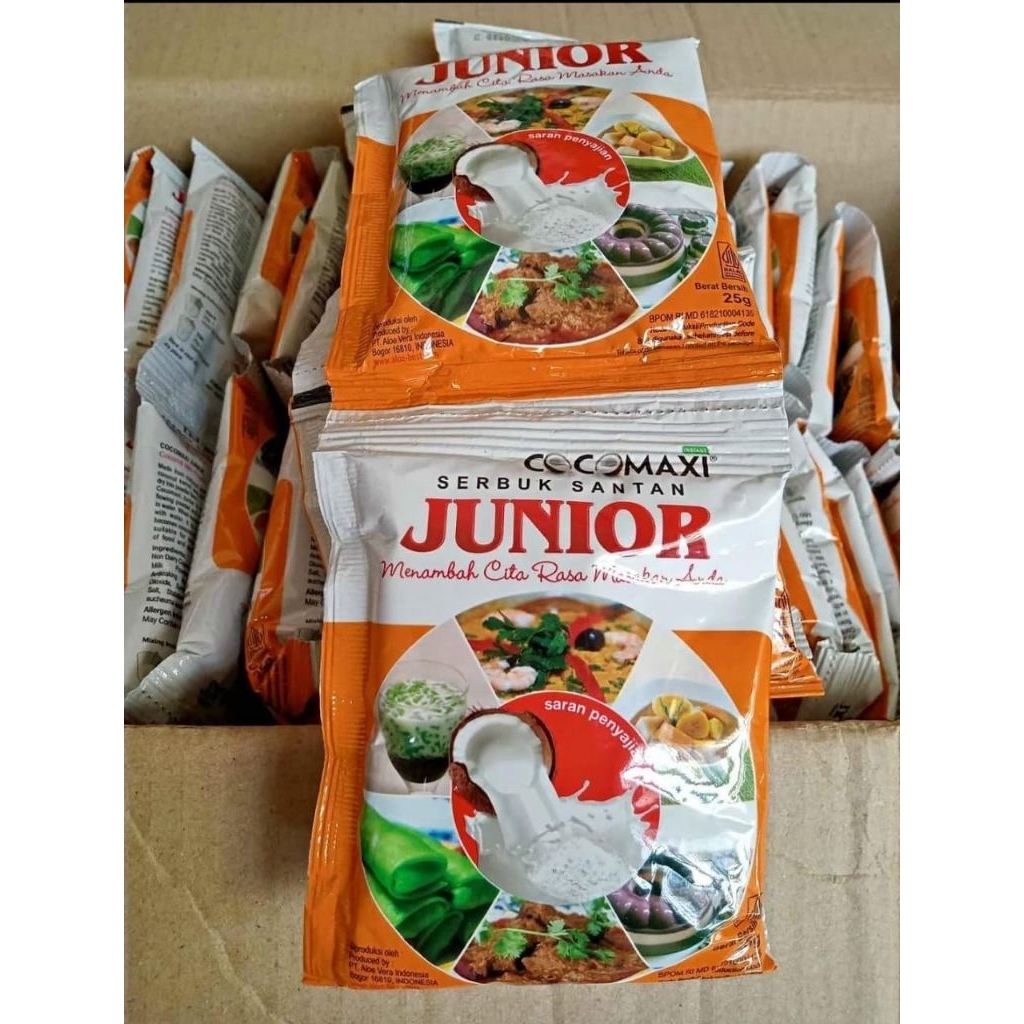 

Cocomaxi junior renteng isi 10 sachet/Santan serbuk/Santan/Junior