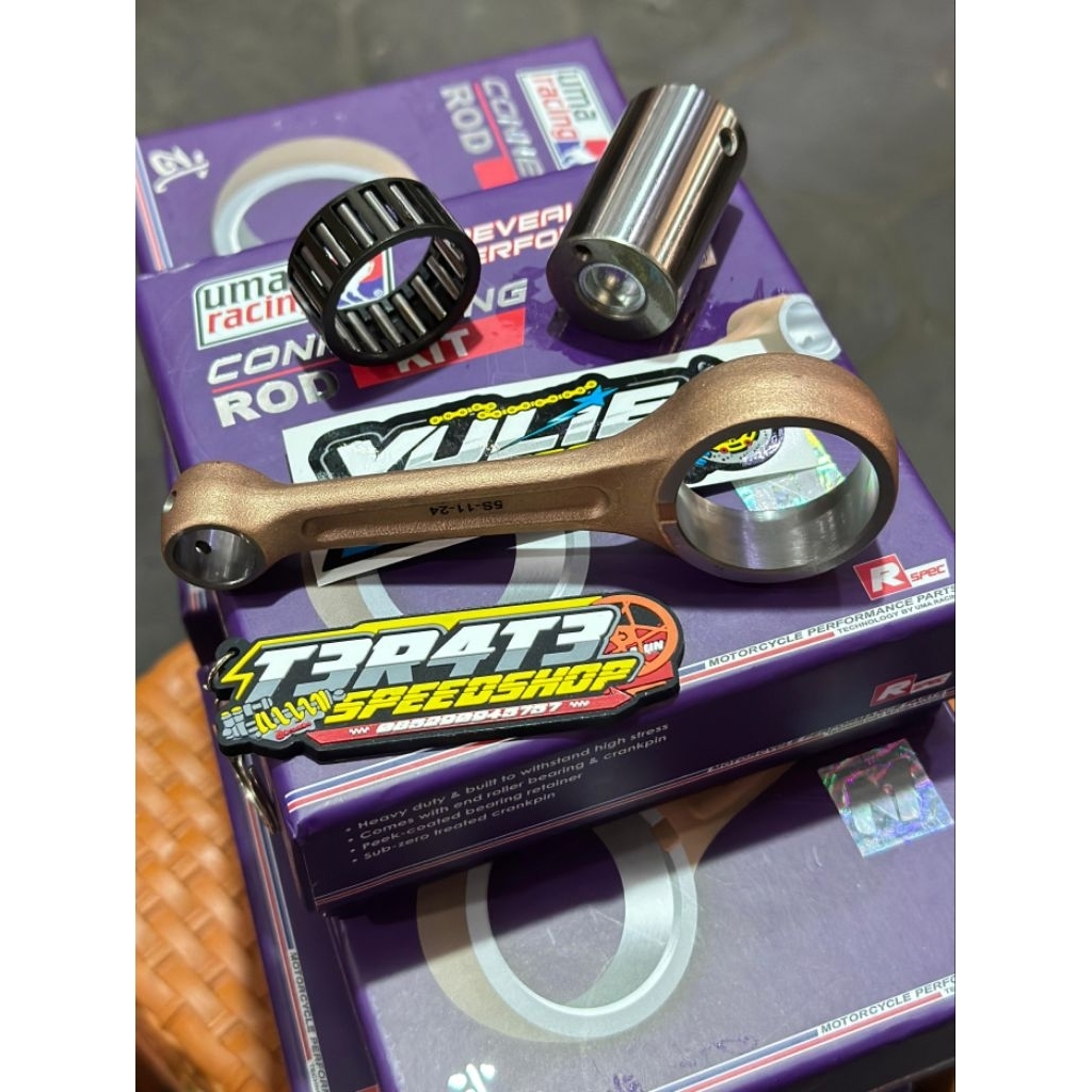 STANG FORGET 100mm STANG PISTON ORI UMA RACING Mx king Mx new Lc150 Lc 135