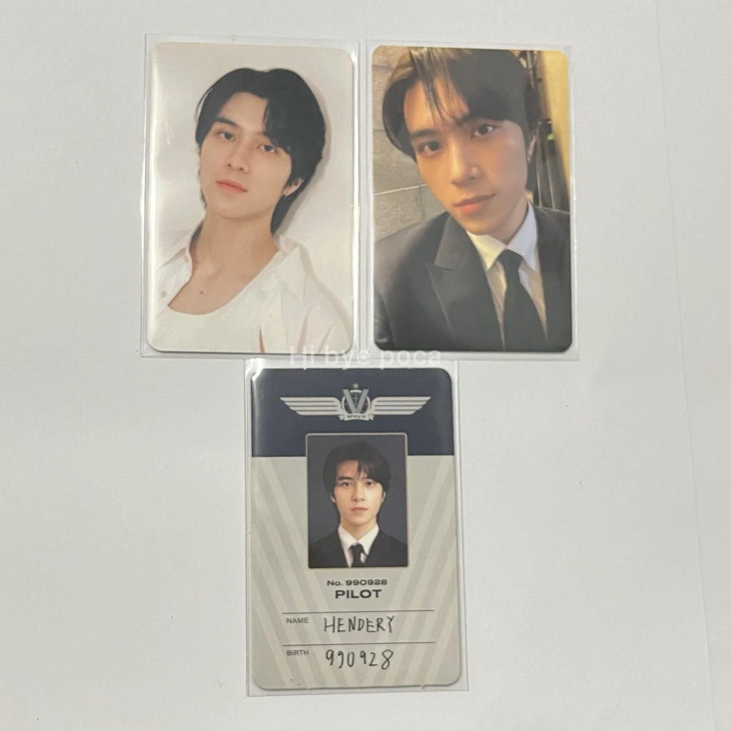 [BOOKED] Photocard Hendery official seasons greetings wayv 2022 Hendery pilot set pc sg22 wayv hende