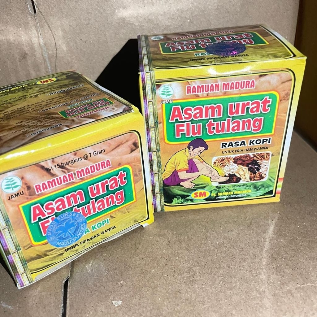 Jamu Asam Urat Flu Tulang Rasa Kopi