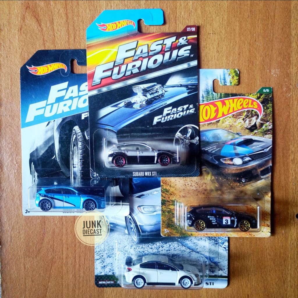 Hot Wheels Subaru WRX STI