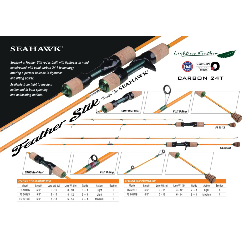 JORAN BC SEAHAWK FEATHER STIK