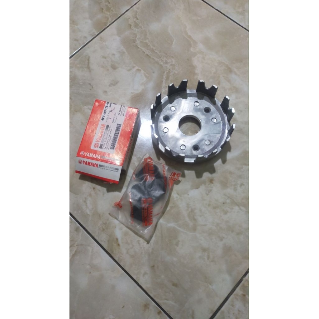 Rumah Kampas Kopling + Karet Jupiter Z Burhan