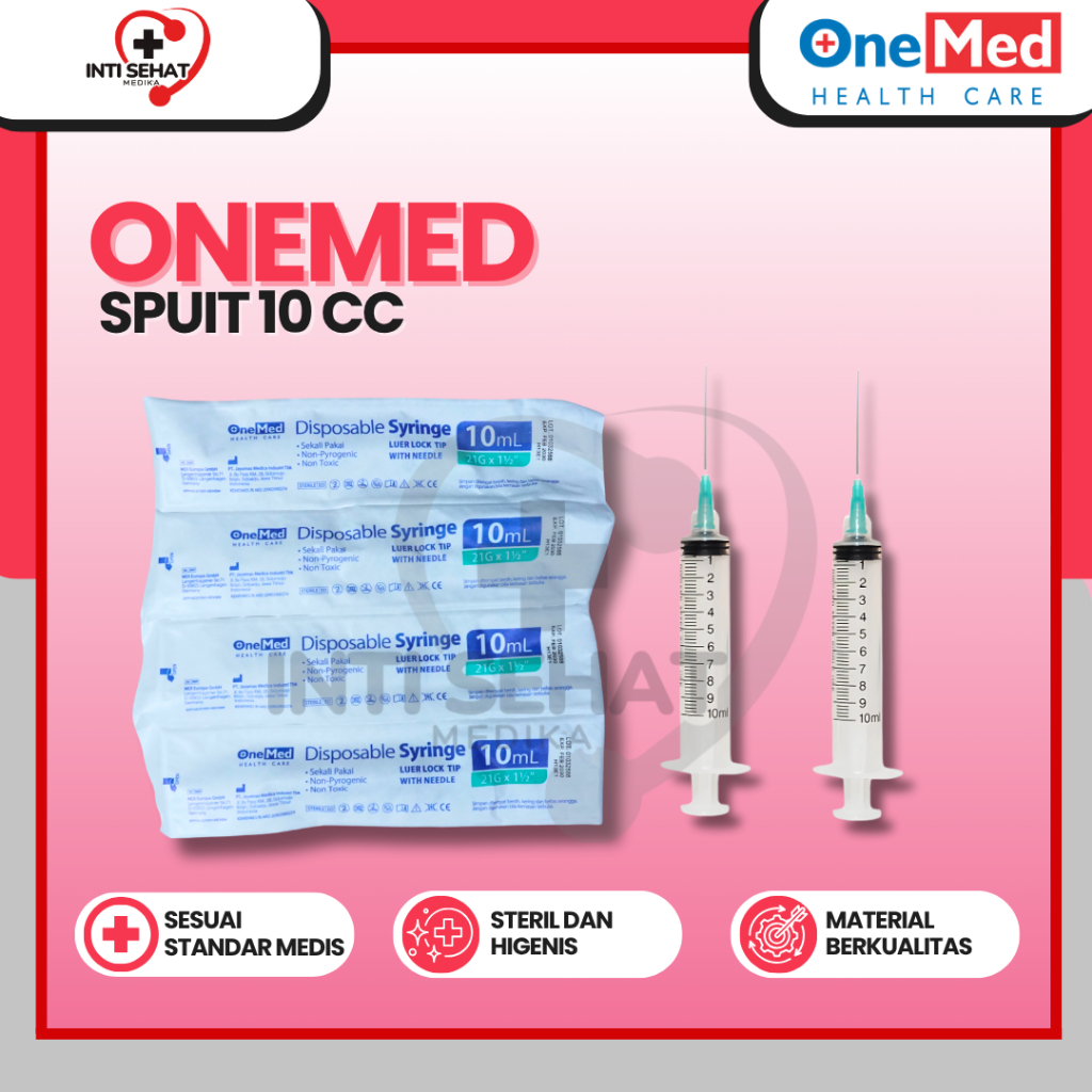 Spuit 10cc Onemed / Spuit 10ml Onemed " PCS "
