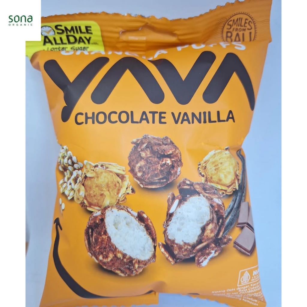 

Granola Puffs Chocolate Vanila 35g - Yava - Granola Puff Collate Vanila