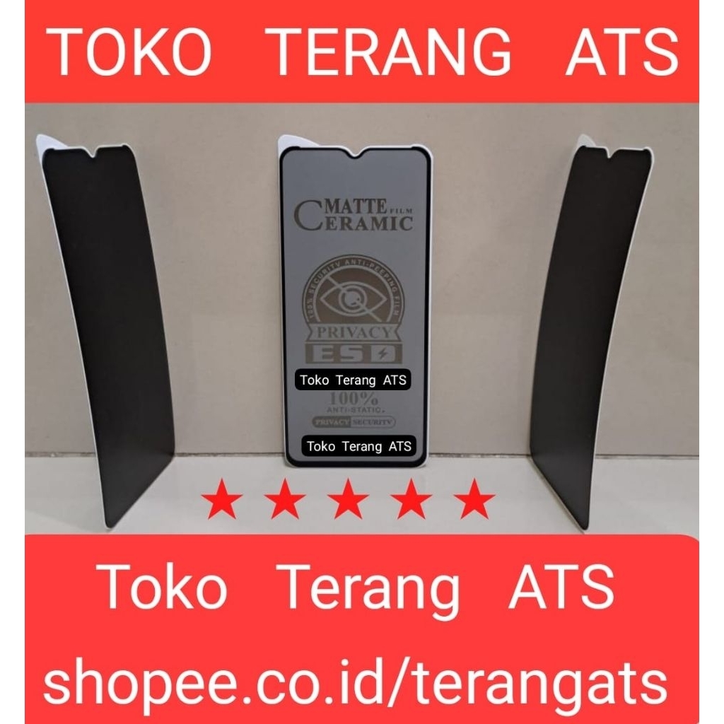 Anti Spy Ceramic Tipe Hp VIVO 1904 Y12 NEW Pelindung Layar Handphone | Merek Handphone Vivo | Model 