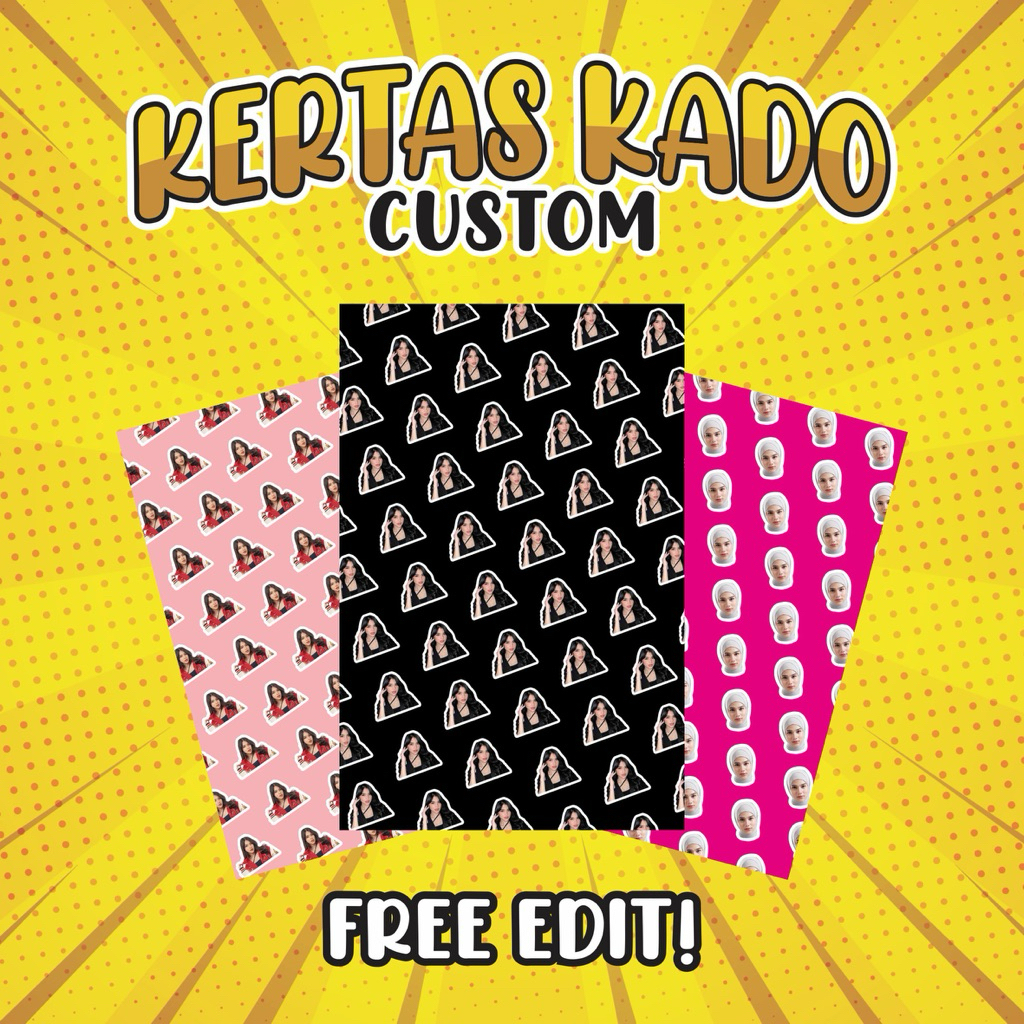 

KERTAS KADO CUSTOM