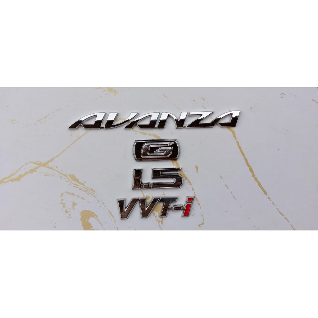 emblem avanza G 1.5 / emblem avanza new  / mobil avanza / emblem original